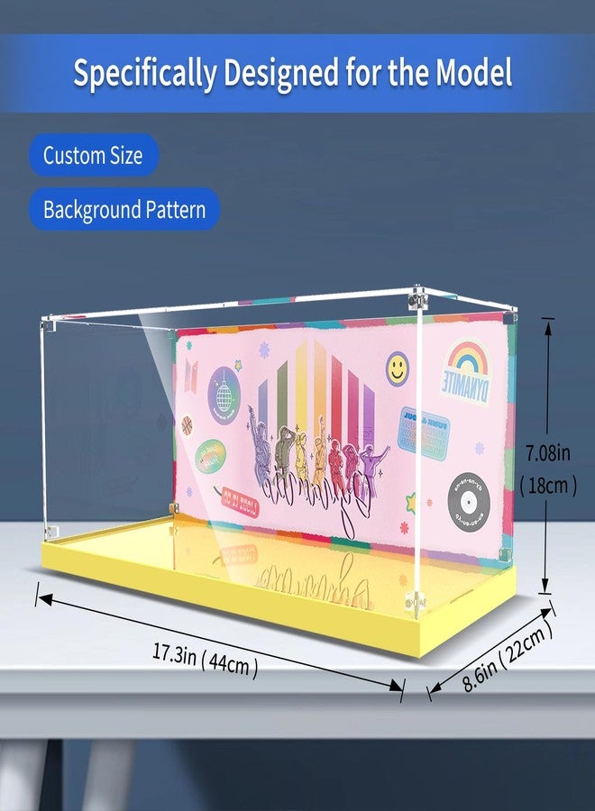 PIPART Acrylic Display Case for Lego 21339 BTS Dynamite, Clear Dustproof Box (Display Case Only, The Model Not Included) - Image 3